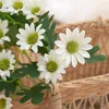 Decoratieve bloemen Chrysanthemum Simulatie Bouquet Small Daisy Pastoral Home Decoratie Bloemspringen orchidee Kamille