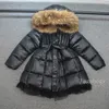 Down Palt Bebek Ceket Kışlı Pamuk Pamuklu Yastıklı Parka Elbise Yürümeye başlayan çocuk Shinny Hooded Down Snowsuit için Noel Kostümleri TZ346 231117