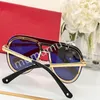 Funky Sunglasses Designers For Men's Vintage Pilot Sunglasses 8156 Женские солнцезащитные очки Fashion Designer Shades Luxury Golden Frame Солнцезащитные очки UV400 с коробкой