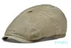 Bomullsmössa Mens sommar Flat Women Sun Protection Boina Gatsby Hat