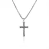 Cross Pendant Chain Necklace Designers Men Neckor Gold Silver Hip Hop Jewelry Women Jewelys Thread Pendants Style298r