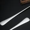 Dinnerware Sets Long Handle Salad Fork 11 Inch Public Hole Spoon Serving Household Tablespoons Multi-Use Cutlery Kitchen