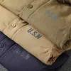 Mensjackor Vintage Navy N1 Deck Jacket Winter USN Print Tooling Ami Khaki Förtjockad bomullsdräkt Lamb Velvet Cardigan Coats 231116