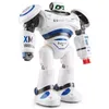 Freeshipping R1 RC Robot AD Police Files Programmable Combat Defender Intelligent RC Robot Remote Control Toy for Kids Uqmjo