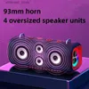 Cell Phone Speakers 80W high-power portable LED light waterproof wireless Bluetooth speaker high volume subwoofer color light caixa de som bluetooth Q231117