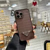 iPhone Case Tasarımcı İPhone 15 Pro Maks Kılıfları için Telefon Kılıfı Apple iPhone 14 Pro MAX 13 12 11 15 Plus Case Luxury Marka Üçgen P Tam Kapsam Yan Mobil Kapakta