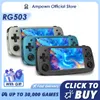 Portable Game Players Anbernic RG503 Retro Handheld Video Console 4 95" OLED Screen Linux System Support Online Battle Gift 231117