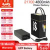 21700 Escooter Ebike Battery 48V 24AH 28.8Ah Electric Scooter Battery Pack för 250W 500W 750W 1000W 3000W Motorcykelmotor