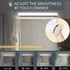 Wall Lamp Wireless LED Mirror Light Dimmable Touch Control Lighting Tool Girls Bedside Reading Closet Bathroom