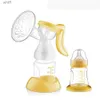 Breastpumps Manual Breast Feeding Pump Original Manual Breast Milk Silicon PP BPA Free With Milk Bottle Nipple Function Breast Pumps T0100L231118