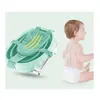 Badbuizen Baby Verstelbare baby Kruisvormige glad bad Antis Kid Bathtub Shower Cradle Bedstoelen Net PP en Cotton Home Matten stoel P230417