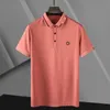 2023 Mens Designer Polos Marke kleines Pferd Stickerei Kleidung Männer Stoff Brief Polo T-Shirt Kragen lässige T-Shirt T-Shirt Tops