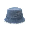 Chapeau pêcheur pliable pour femmes femmes chapeaux de seau de coton d'été chapeaux en jean lavé bob caps hip hop gorros hommes femmes