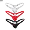 Extreme Micro Mini Thong Bikini For Men Star Torebka bielizna Kropki drukowane tanga g sznurek erotyczny bieliznę erotyczną