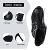 Dance Shoes DKZSYIM Woman Sexy Stilettos Latin Dance Shoes Tango Mesh Boots Ladies Party Dance Booties Women's Dancing Shoes Salsa Ballroom 230418