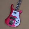 4 Strings Metallic Pink Electric Bass -gitaar met Rosewood Boodboard Body Binding Aanbieding Logo/kleur Aanpassen