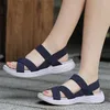 Sandals Purple Heeled Slippers Airy Mules Shoes Women House 2023 Vulcanization Wedge Fittnes Tennis Scape Chue