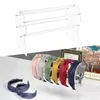 Sieradenzakken acryl hoofdband houder haaraccessoire transparante organizer opslagrek voor armbanden vrouwen geschenken