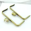 Bag Parts Accessories Size 22cm Big Ball Clasp DIY Handbag Accessories Kiss Lock For Handbags Craft Purse Frame Bag Parts No Screw Frame High Quality 230418