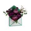 Prezent Kreatywne koperta kwiatowe składanie róży Rose Dzień Walentynki Dni kwiaty Opakowanie Dekoracja pulpitu Kwiatowa dhgarden dh8wf
