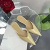 Spitzes Lackleder, flache Kitten-Heels, Mule-Slides, Hausschuhe, Kleidschuhe, Absätze, Sandalen für Damen, Luxus-Designer-Sandalen, Hausschuhe für Damen