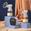 Milchpumpen Elektrische Silikon-Milchpumpe Frau Saugen Babypflege Stillen Schwangere Flasche Milch Nippelpumpe ER921L231118