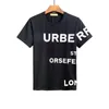 Designer Luxury Classic Mens T Shirt Varumärkesbrev Utskrift Kort ärm Top Polo Spring Summer Trend Men's and Women's Tee