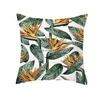 Cushion/Decorative Pillow Decorative Pillows Nordic Tropical Plants Print Cushion Er Polyester Throw Pillow Sofa Home Decor Pillowcase Dh1Bu