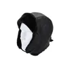 Beanieskull Caps Men Men Winter Lei Feng Real Leather Hat Pilot Bomber Trapper Faux Fur Snow Cap with Ear Flaps WindProof Warm 231117