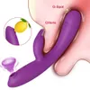 Vuxna produkter 3 i 1 g Spot Rabbit Vibrator för kvinnor klitoris sucker dildo suger vibrator kvinnlig vakuumstimulator sexleksaker för vuxna 18 230316