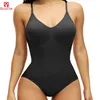 Shapers pour femmes GUUDIA V Neck Spaghetti Strap Body Compression Body Suits Ouvert Entrejambe Shapewear Minceur Body Shaper Lisse Out Body 230418