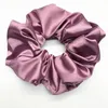 Reale 100% Seta Grande Scrunchie Donne Elastiche Fatte A Mano Multicolor Fascia Dei Capelli Titolare Coda di Cavallo Fascia Accessori Per Capelli Cravatte Gum