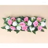 Decorative Flowers 1pc DIY Artificial Rose Flower Row Road Led Decor Wedding T Stage Birthday Party Home