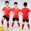 Collectable Kid Football Jerseys Customized Children Soccer Uniform Shirts Futsal Sportswear Child Team Football Tracksuit Boy Sports Suit Q231118