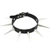 Big Long Spiked Choker Punk Collar Women Men Rivets Studded Chocker Chunky Necklace Goth Jewelry Metal Gothic Emo Accessories Fashion JewelryNecklace choker