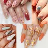 3D Nail Sticker Flower Leaf Pattern Adhesive Transfer Geometrics Slider DIY Nail Art Accessories Manicure Decoration Nail ArtStickers Decals nail art tools