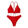 Women's Swimwear 2023 Bikini Fashion Split Swimsuit Women Multicolor Braided Rope Beach Sexy Ladies Two-piece