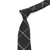 Галстуки для шеи мужские классические хлопковые высококачественные узкие галстуки ручной работы 6 см в клетку однотонные полосатые N аксессуары для деловых рубашек 230418