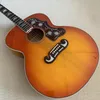 Anpassad butik, tillverkad i Kina, hög kvalitet 42-tums akustisk gitarr, mahogny fingerplatta, gratis frakt
