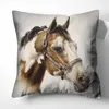 Pillow Horse Covers Cover Decorative Living Room Decoration Fall Decor S For Sofa Car