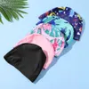 Swimming caps Cute Boys Girls Swimming Caps Kids Children High Elasticity Fabric Swim Pool Cap Bathing Hat Protect Ears Swimming Accessories P230418