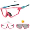 屋外のアイウェアVaghozzブランドPochromic Cycling Sunglasses UV400 Glasses男性女性スポーツMTB自転車自転車ゴーグル230418