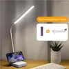 Table Lamps Reading Desktop Light Wireless Charging Plug-in Lamp High Strength Folding LED Bedroom Living Indoor Children