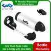 Batterie de vélo électrique en bouteille, 36V, 14/12/10ah, argent, Li-ion 18650, pour Kit moteur 500/350/250W