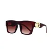 Fashion designer LOU VUT luxury Cool sunglasses Glasses large frame personality men and women simple fashion thick leg