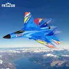 Aircraft Modle Fremego RC Aircraft SU27 RC Plan 2.4G Radio Control Glider Remote Control Fighter Glider Foam Airplane Boys Toys for Children 230504