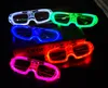 Lunettes LED pour le réveillon du Nouvel An, fournitures de fête de Noël, lunettes lumineuses, lunettes de soleil de fête à LED, pour enfants/adultes, brillent dans l'obscurité, cadeaux de fête, fête de carnaval au néon