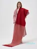 Foulards Colorblock Femme Imitation Cachemire Écharpe Grande Taille Femmes Châle Hiver