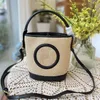 Strandpåse Tote Kvinnor Summer Designer Handväska Luxury Bucket Shoulder Bag Crossbody Female Shopping Purses