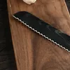 Brödkniv 8 tum serrerad knivverktyg Högt kol rostfritt stål kaka skärare kök husvaror matlagning bakverktyg